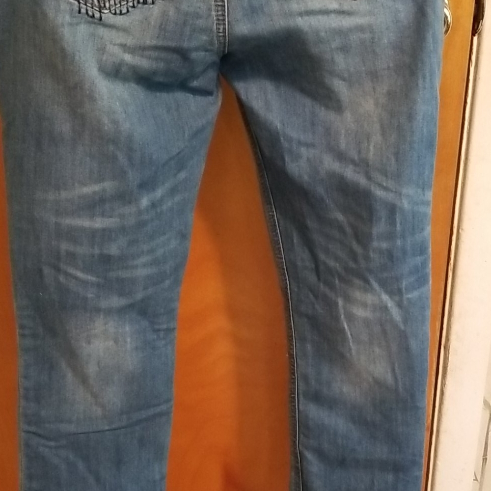 Indigo Thread Co Distressed Jeans 2 - Picture 7 of 12